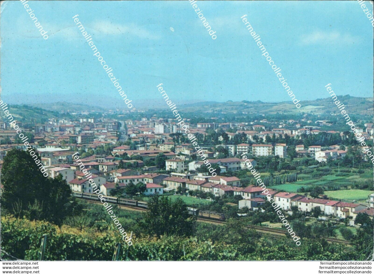 Bo552 Cartolina Montevarchi Panorama Provincia Di Arezzo - Arezzo