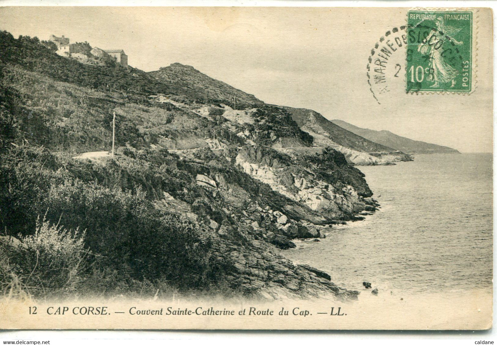 -2B-CORSE  -CAP CORSE-Couvent Sainte-Catherine Et Route Du Cap - Other & Unclassified