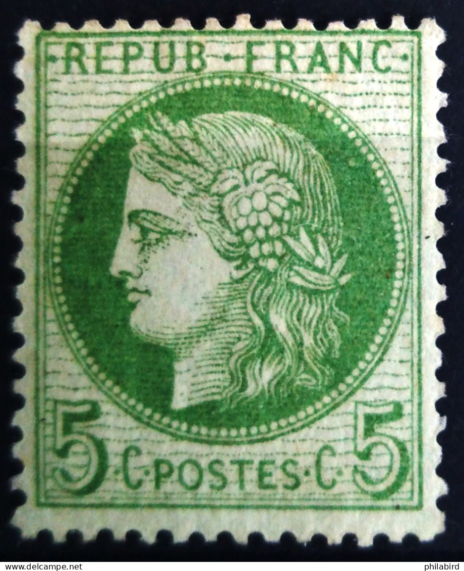 FRANCE                           N° 53                    NEUF*               Cote : 300 € - 1871-1875 Cérès