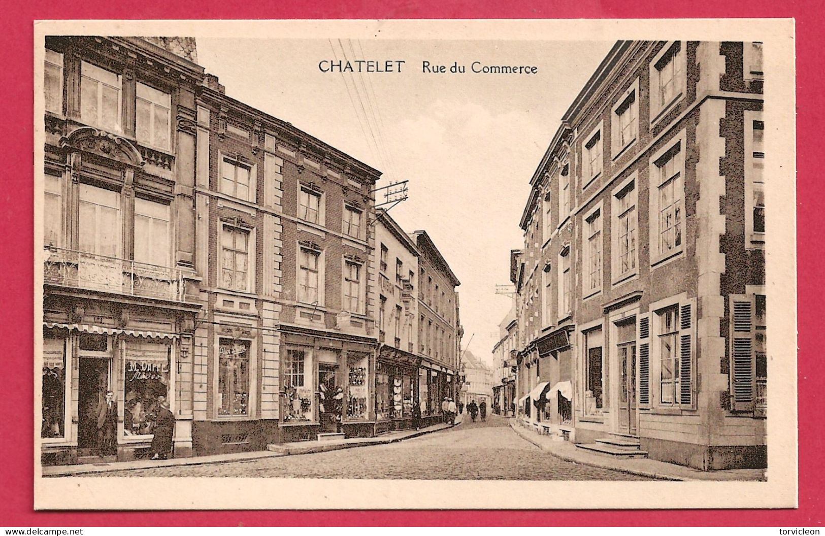 C.P. Châtelet =  Rue  Du  COMMERCE - Chatelet