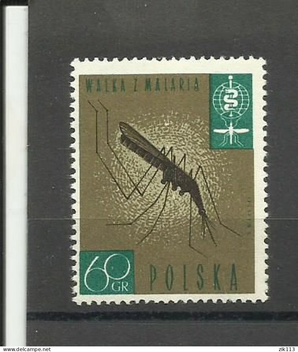 POLAND  1962 - INSECTS,  MNH - Nuevos