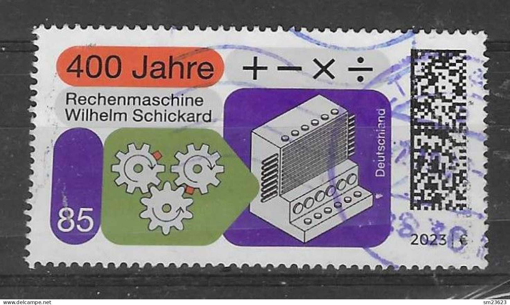 BRD 2023  Mi.Nr. 3786 , 400 Jahre Rechenmaschine / Wilhelm Schickard - Gestempelt / Fine Used / (o) - Gebruikt