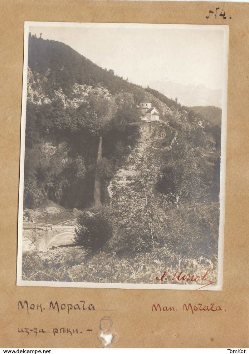 Old Photo Montenegro 1926. Panoramic View Of Morača Monastery - Europe
