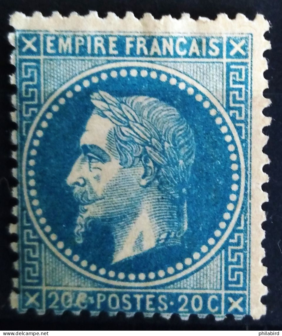 FRANCE                           N° 29 B                    NEUF SANS GOMME               Cote : 100 € - 1863-1870 Napoléon III Lauré