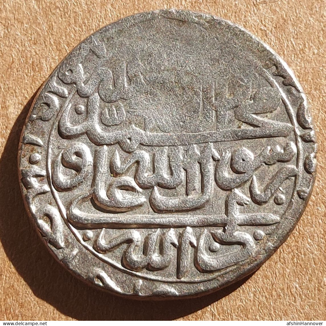 سکه پنج شاهی ، شاه عباس دوم صفوی SAFAVID: Shah ABBAS II, Silver 5 Shahi Tabriz - Iran