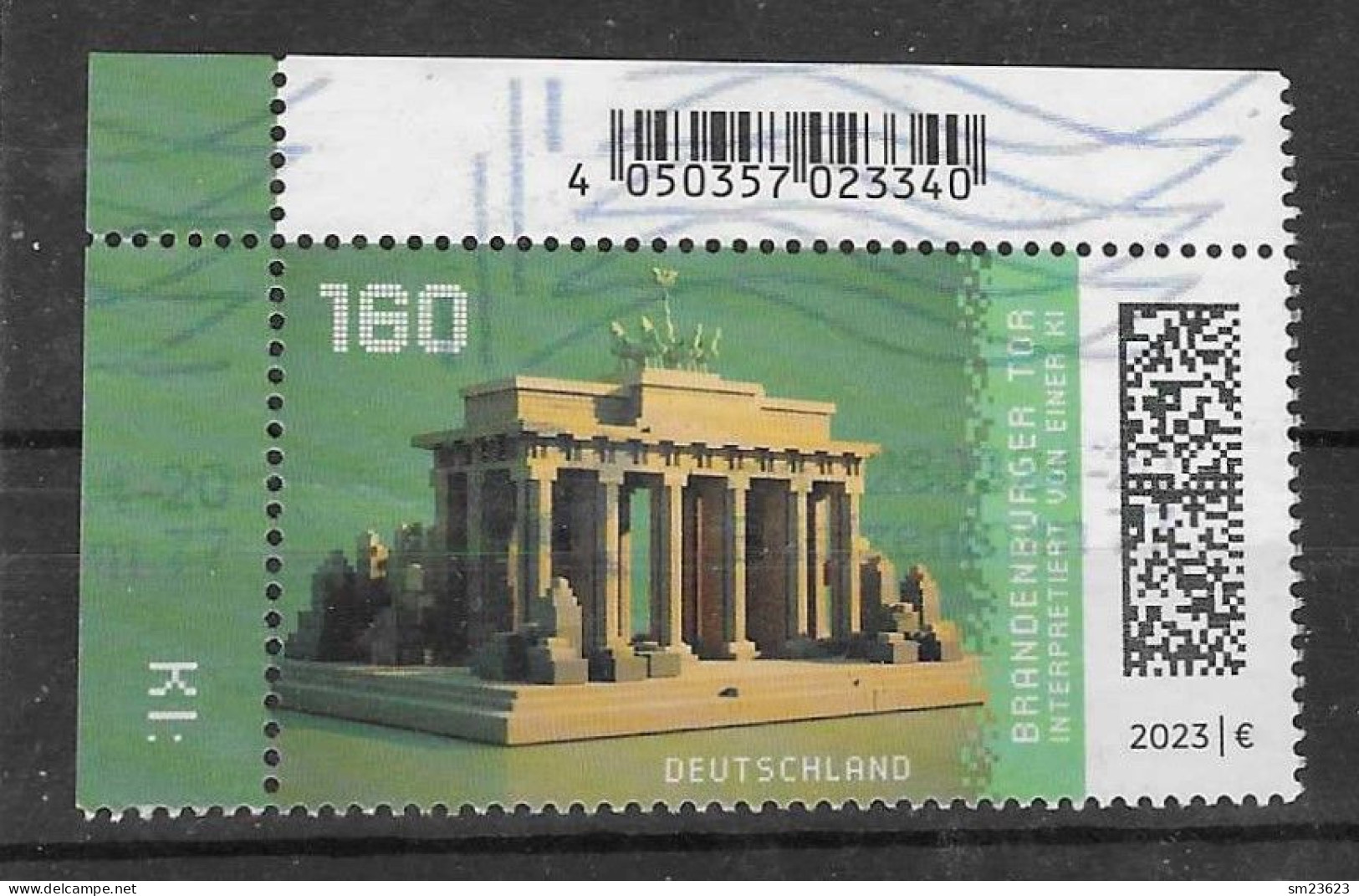 BRD 2023  Mi.Nr. 3796 , Brandenburger Tor - Gestempelt / Fine Used / (o) - Used Stamps