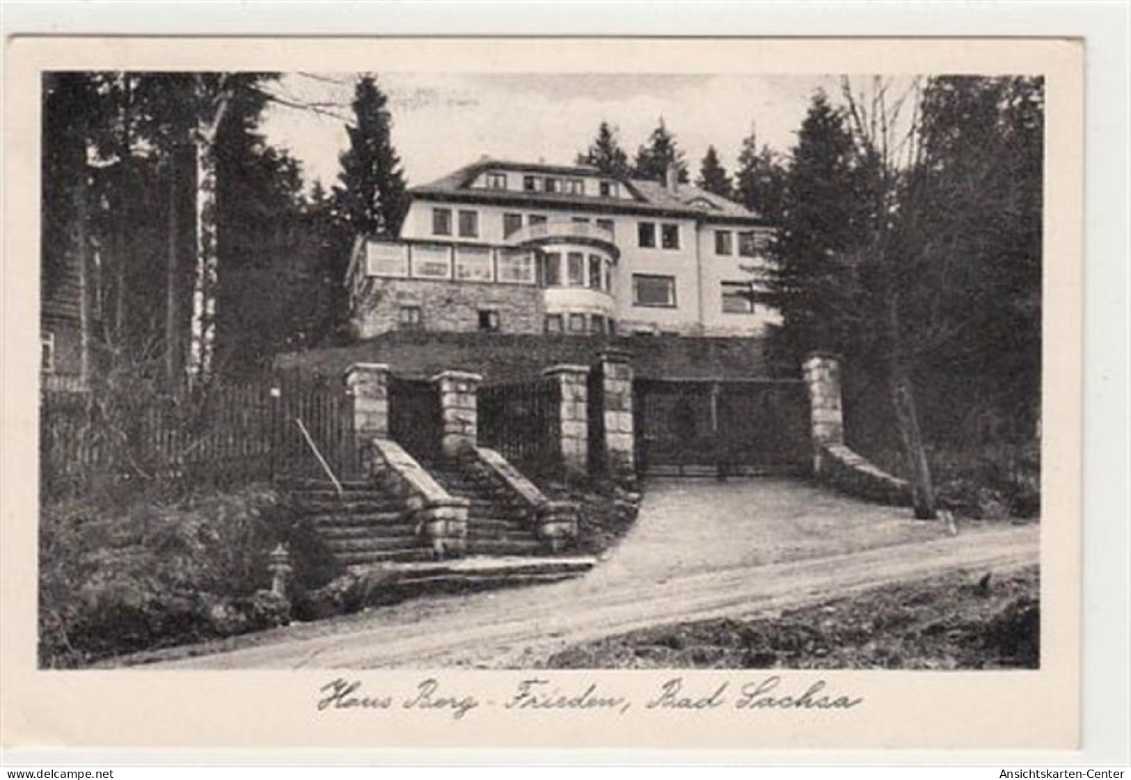 39085011 - Bad Sachsa. Haus Berg - Frieden Gelaufen, 1960. Gute Erhaltung. - Bad Sachsa