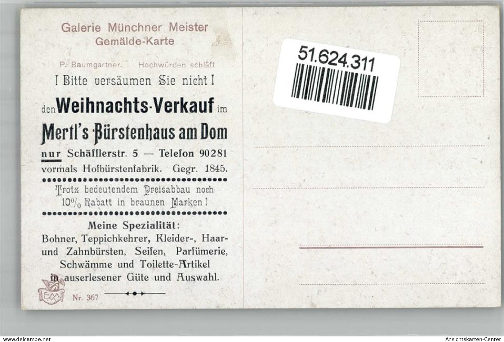 51624311 - Baumgartner, P. Pfarrer Frau - Other & Unclassified