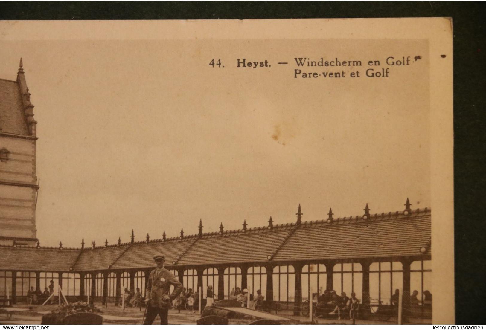 Carte Postale - Heist Heyst Pare-vent Et Golf Windscherm En Golf Cachet De Heyst Aan Zee 1912 - Heist