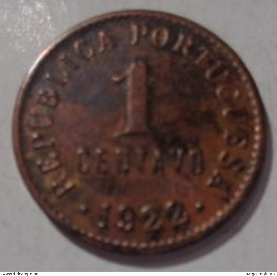 PORTUGAL 1 CENTAVO 1922 - Portogallo