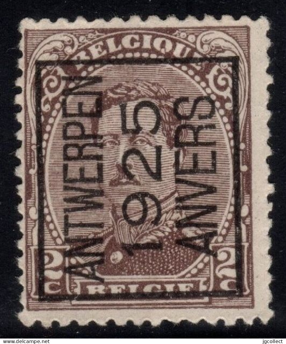 Typo 108A (ANTWERPEN 1925 ANVERS) - O/used - Typo Precancels 1922-26 (Albert I)