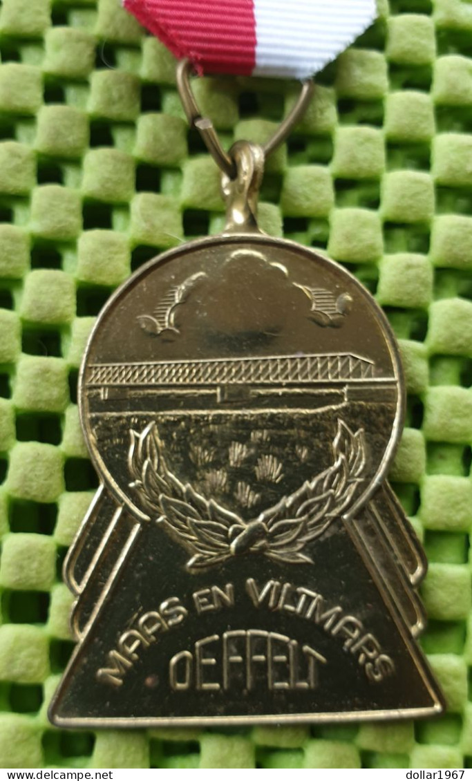 Medaile   :  Maas En Viltmars Oeffelt - Noord-Brabant  -  Original Foto  !!  Medallion  Dutch . - Other & Unclassified