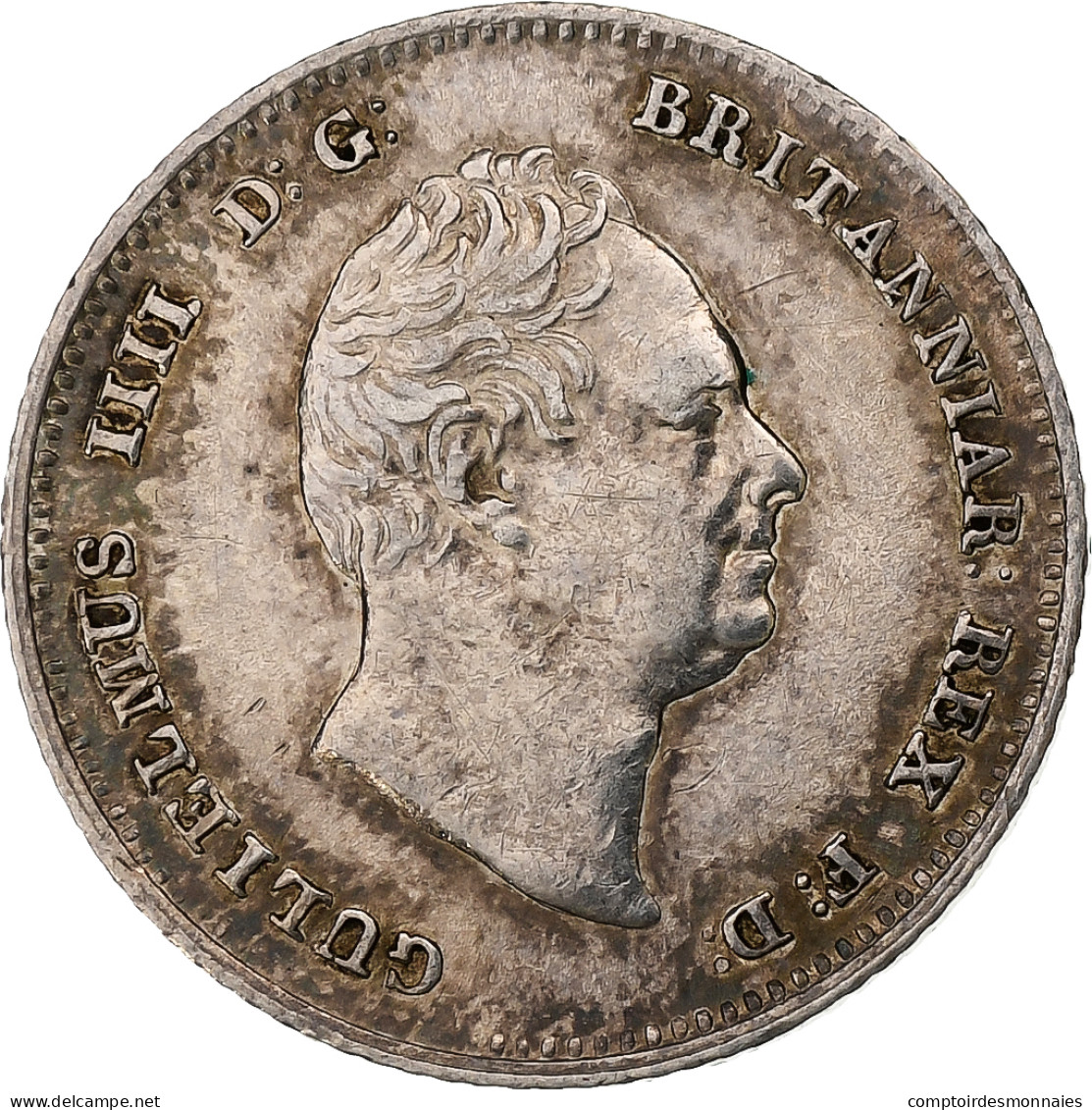 Royaume-Uni, William IV, 4 Pence, 1836, Londres, Argent, TTB+, Spink:3837 - G. 4 Pence/ Groat