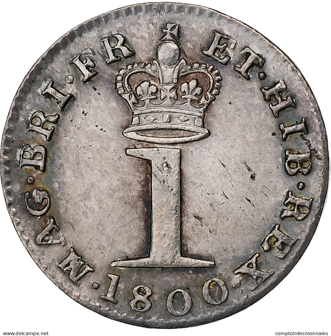 Royaume-Uni, George III, Penny, 1800, Londres, Cuivre, TTB+, Spink:3761, KM:614 - C. 1 Penny