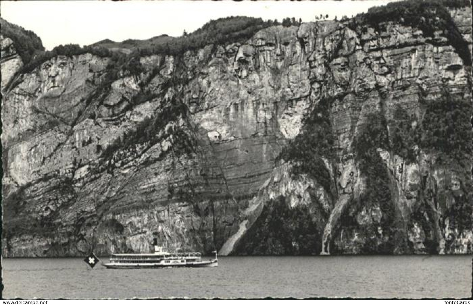 11017809 Urnersee Teufelsmuenster Boot Urnersee - Autres & Non Classés