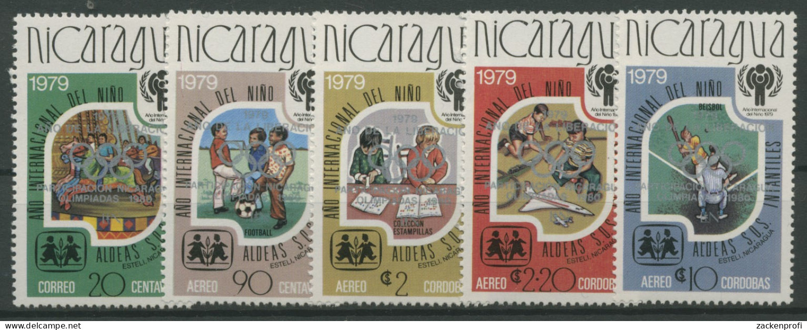 Nicaragua 1980 Jahr Der Befreiung Olympia Jahr Des Kindes 2080/84 B Postfrisch - Nicaragua