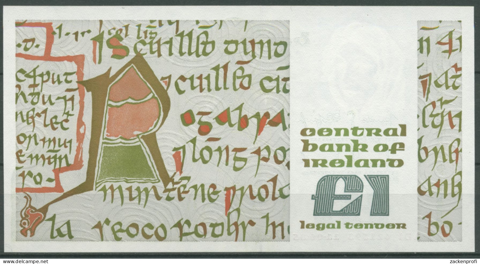 Irland 1 Pound 11.06.1985, Queen Medb, KM 70 C, Kassenfrisch (K66) - Irlande