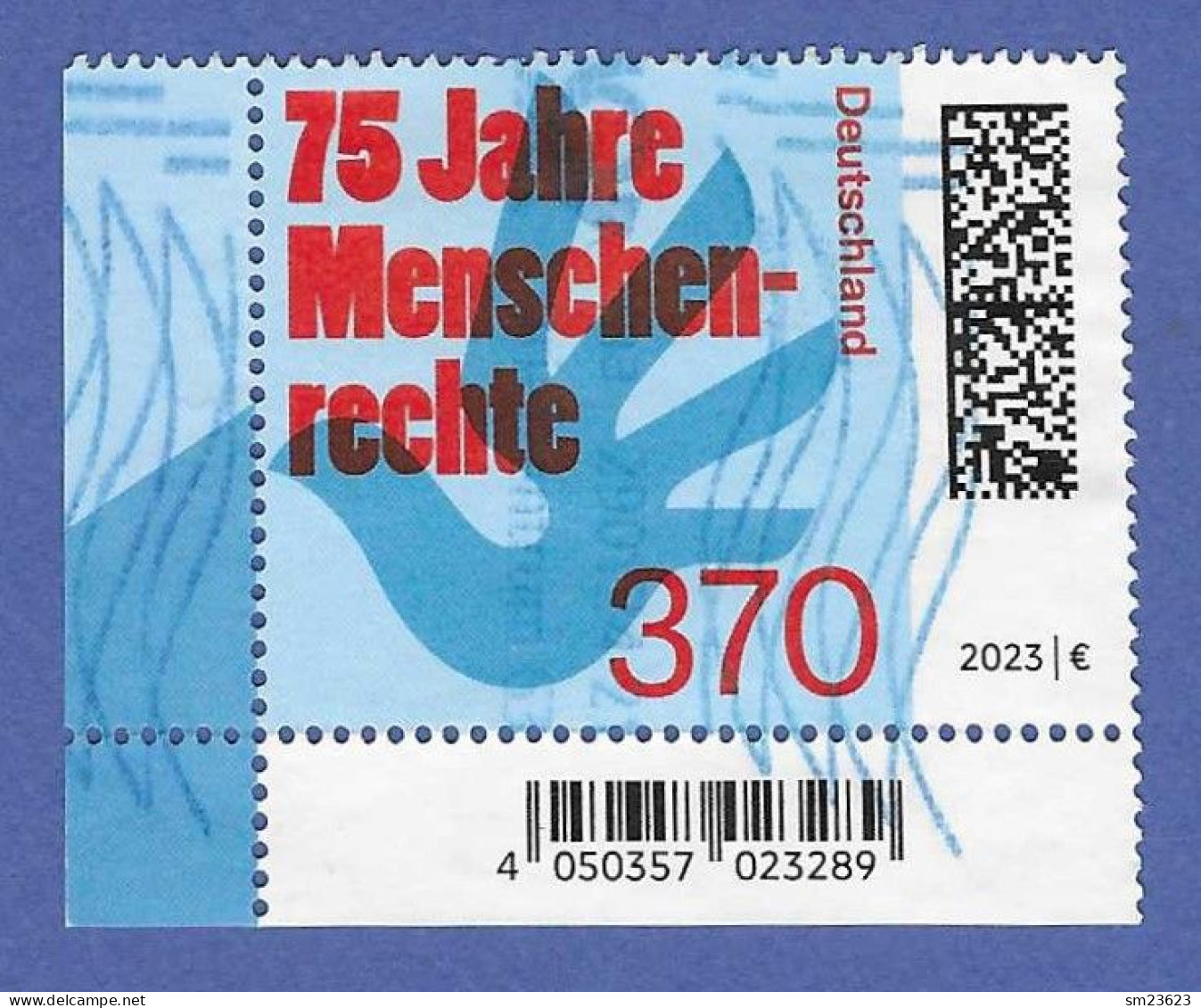 BRD 2023  Mi.Nr. 3805 , 75 Jahre Menschenrechte - Gestempelt / Fine Used / (o) - Used Stamps