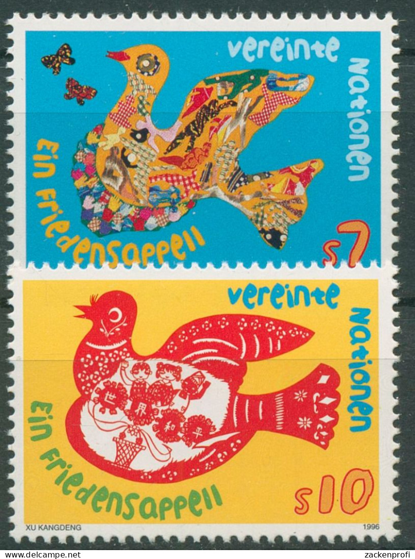 UNO Wien 1996 Friedensappell Friedenstaube 216/17 Postfrisch - Unused Stamps
