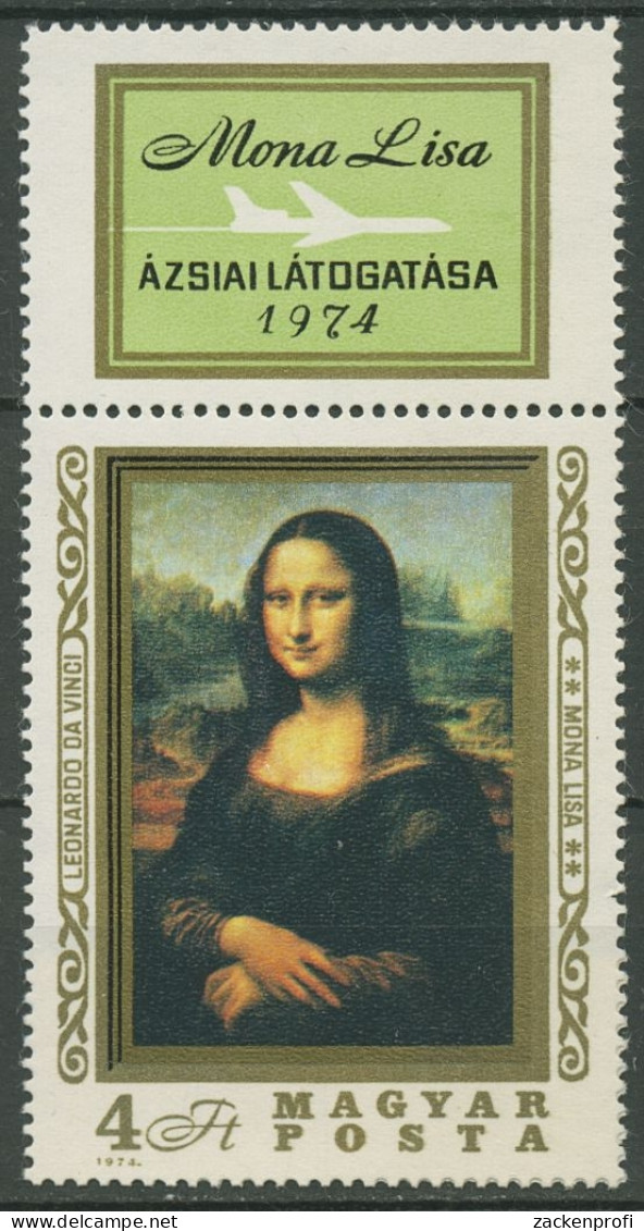 Ungarn 1974 Leonardo Da Vinci Mona Lisa 2940 A ZF Postfrisch - Unused Stamps