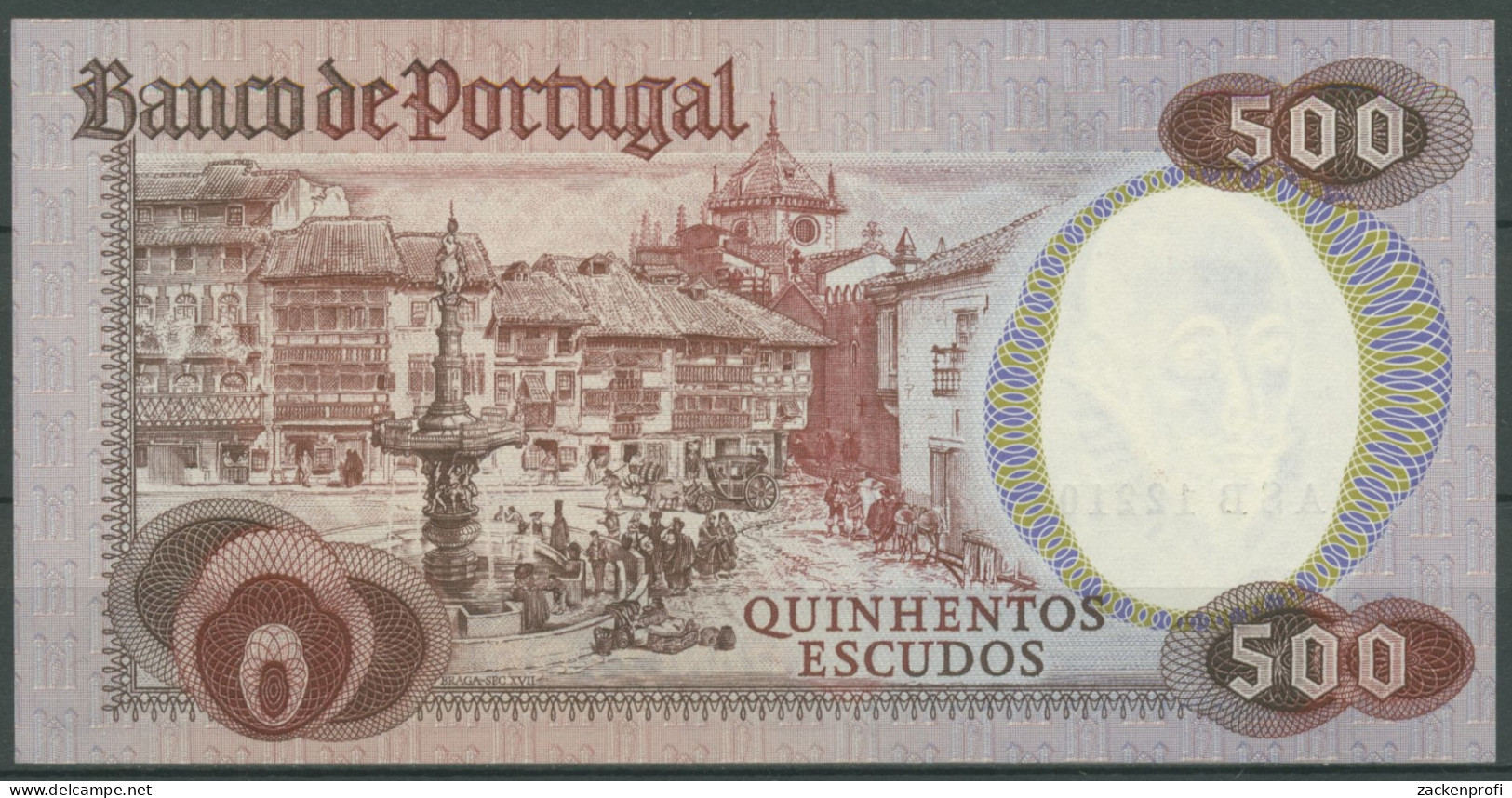 Portugal 500 Escudos 1979, Francisco Sanches, KM 177 A, Kassenfrisch (K77) - Portugal
