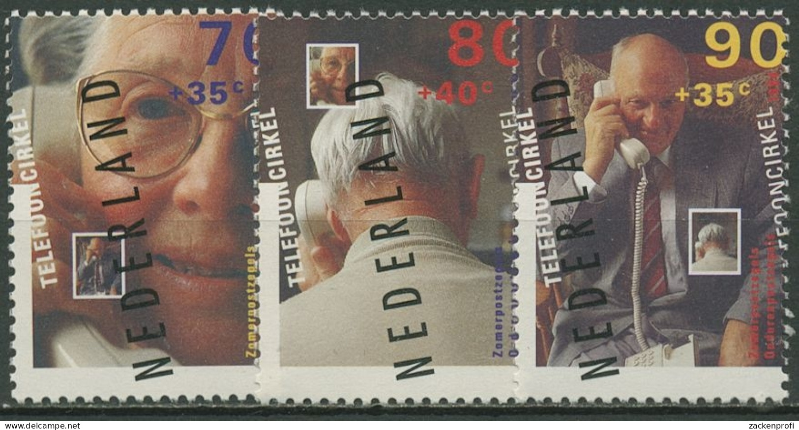 Niederlande 1994 Seniorenarbeit Sicherheit Telefon 1511/13 A Postfrisch - Unused Stamps