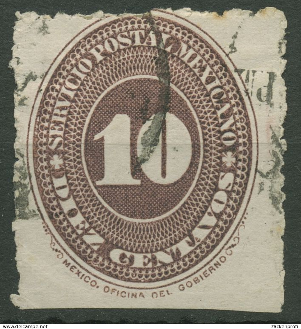 Mexiko 1886 Ziffer Im Oval 153 Ax Gestempelt - Mexico