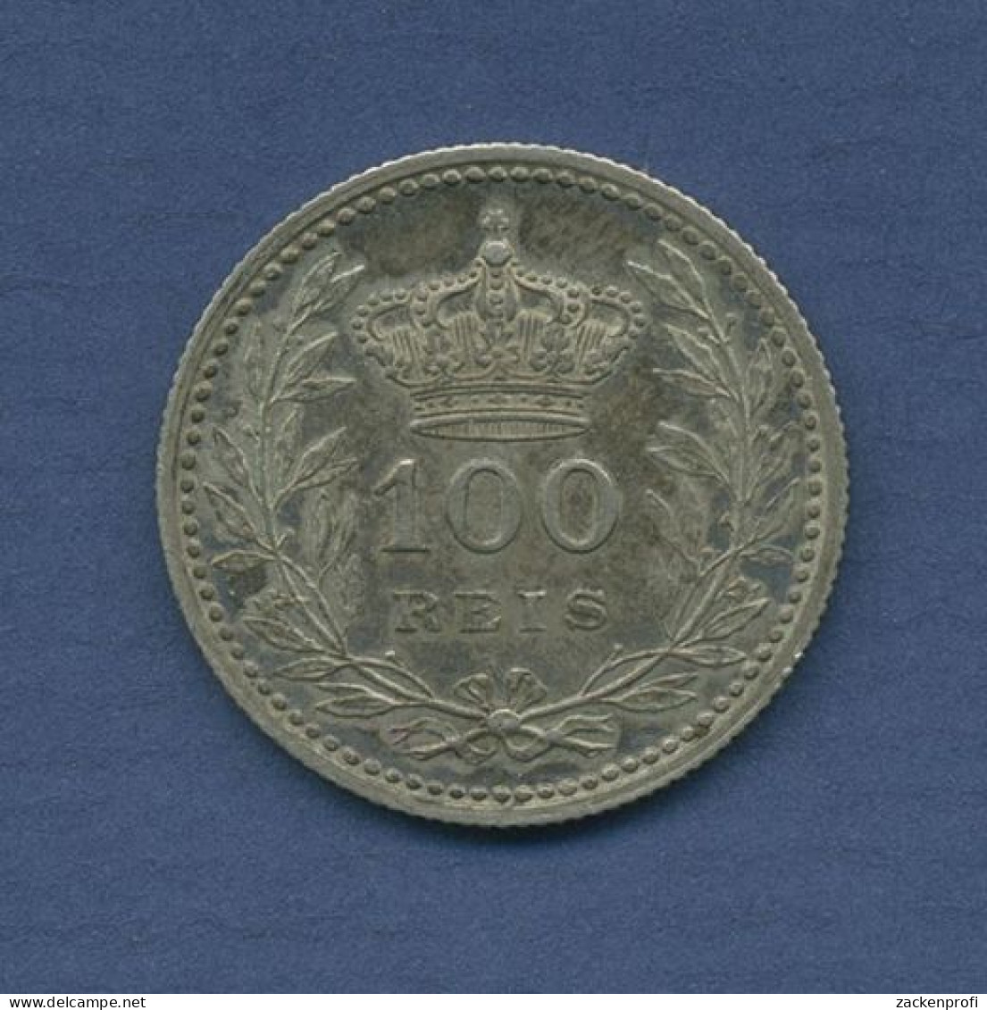 Portugal 100 Reis 1910, Manuel II., KM 548 Vz (m6042) - Portogallo