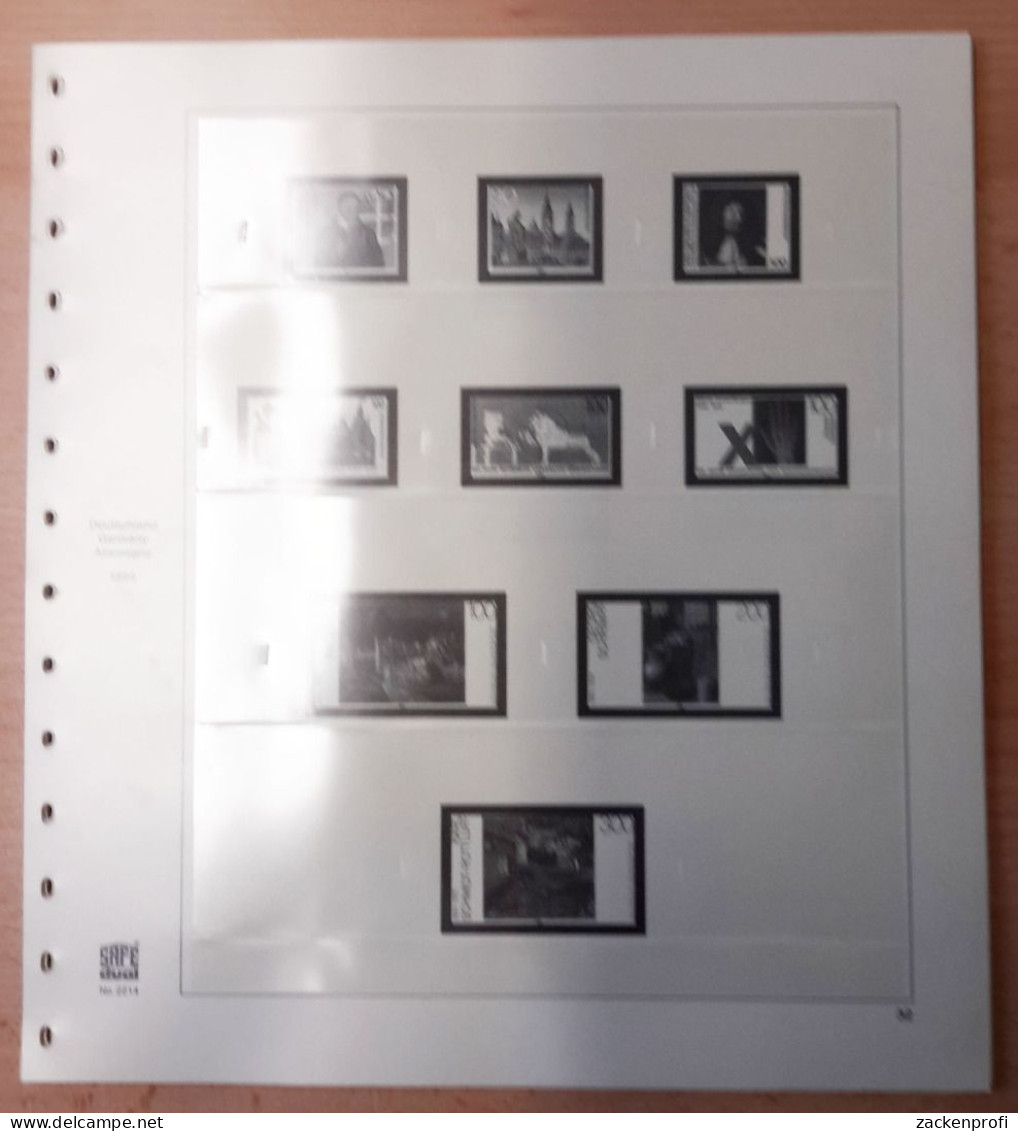 SAFE-dual Vordruckblätter Bund 1995 Gebraucht Neuwertig (Z2533) - Vordruckblätter