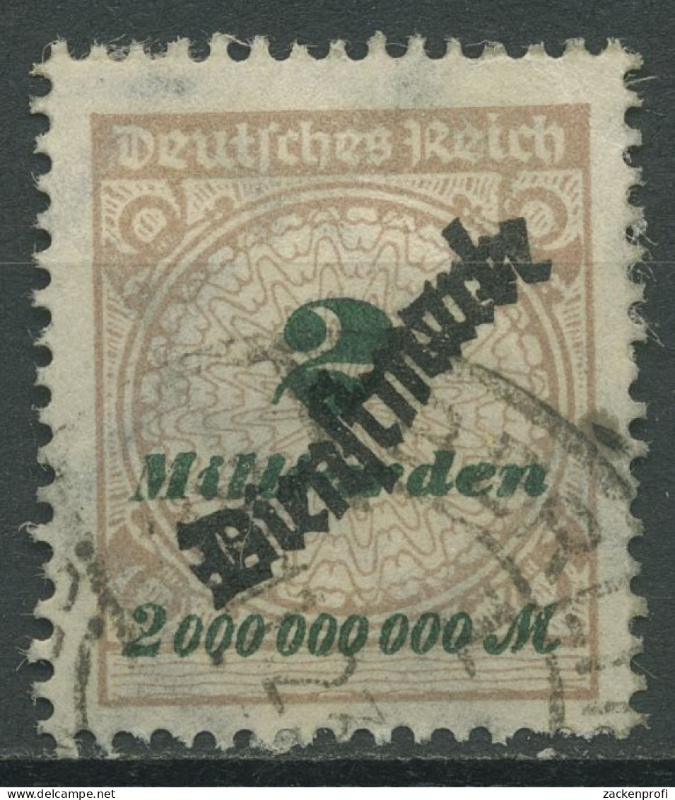 Deutsches Reich Dienstmarke 1923 D 84 Mit Aufdruck Gestempelt Geprüft - Officials