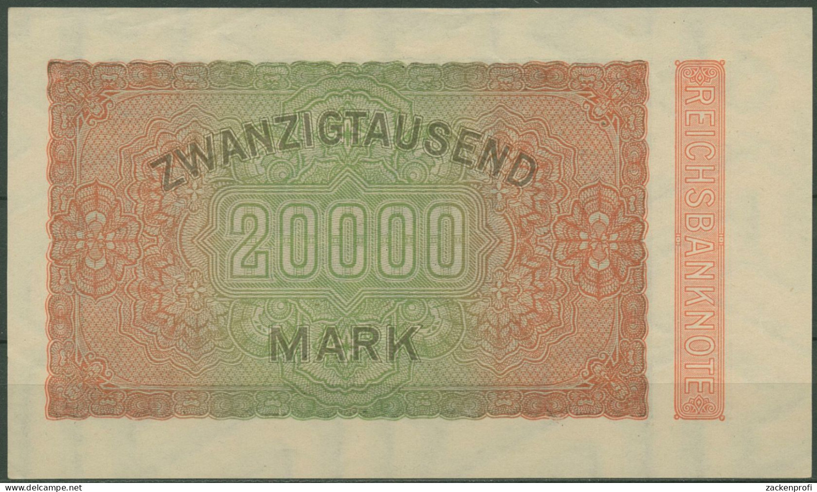 Dt. Reich 20000 Mark 1923, DEU-95i FZ DB, Fast Kassenfrisch (K1365) - 20.000 Mark