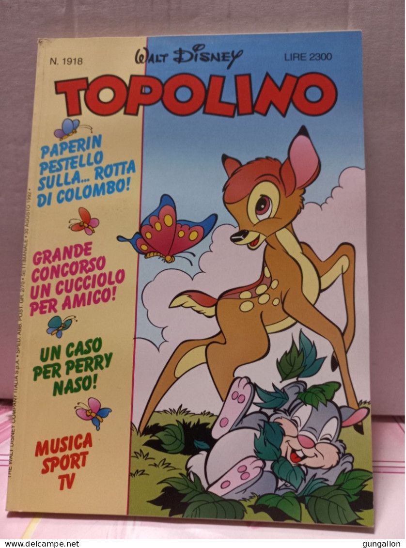 Topolino (Mondadori 1992) N. 1918 - Disney
