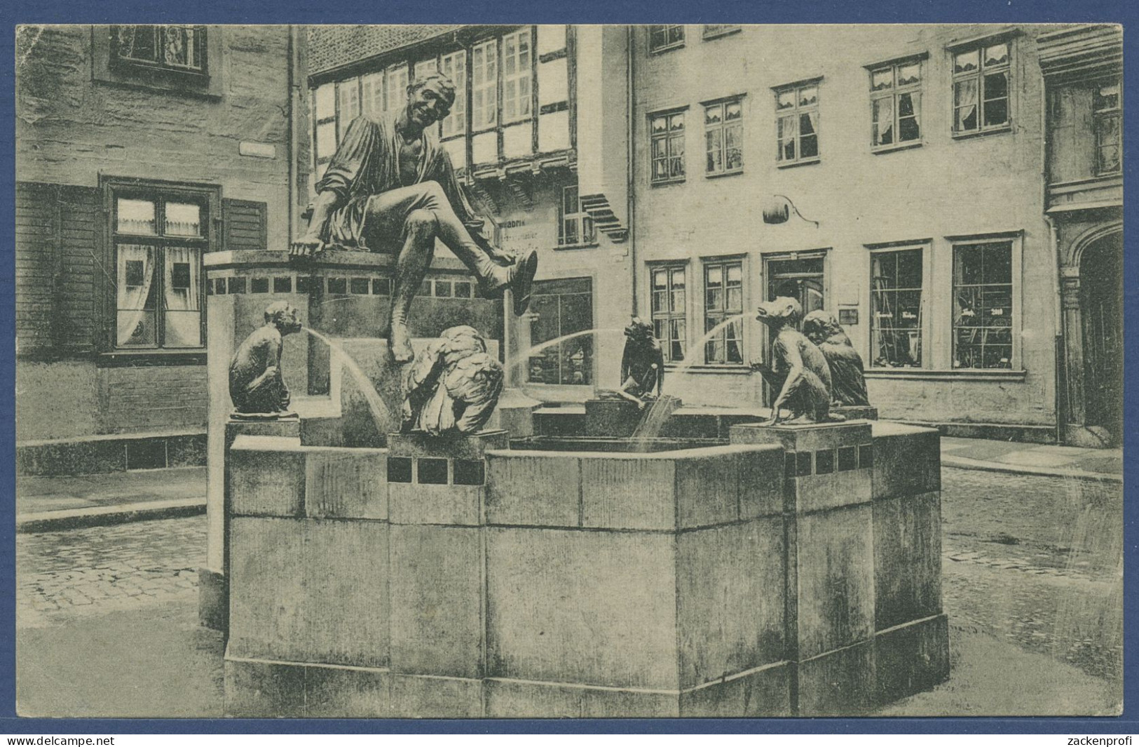 Braunschweig Eulenspiegelbrunnen, Gelaufen 1926 (AK4503) - Braunschweig