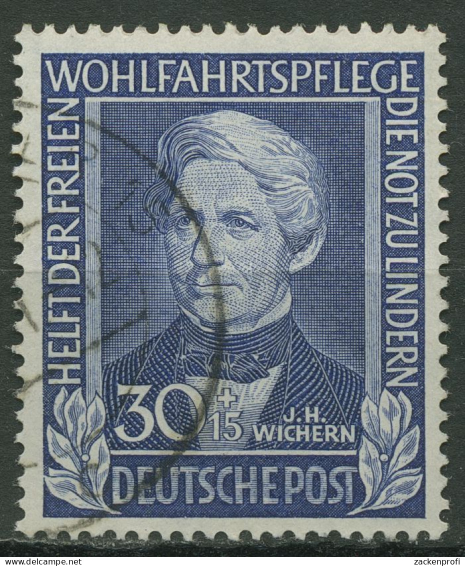Bund 1949 Wohlfahrt: Helfer Der Menschheit 120 Gestempelt Geprüft - Used Stamps