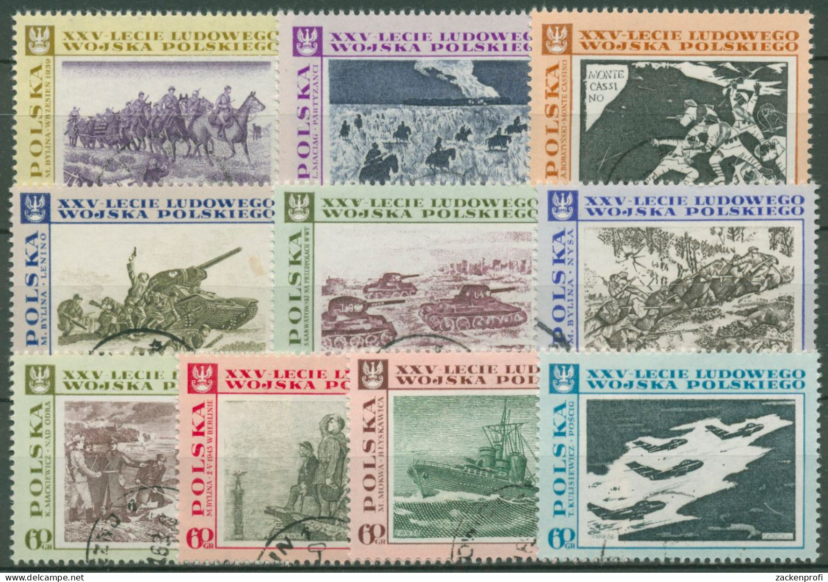 Polen 1968 Volksarmee Gemälde 1872/81 Gestempelt - Used Stamps