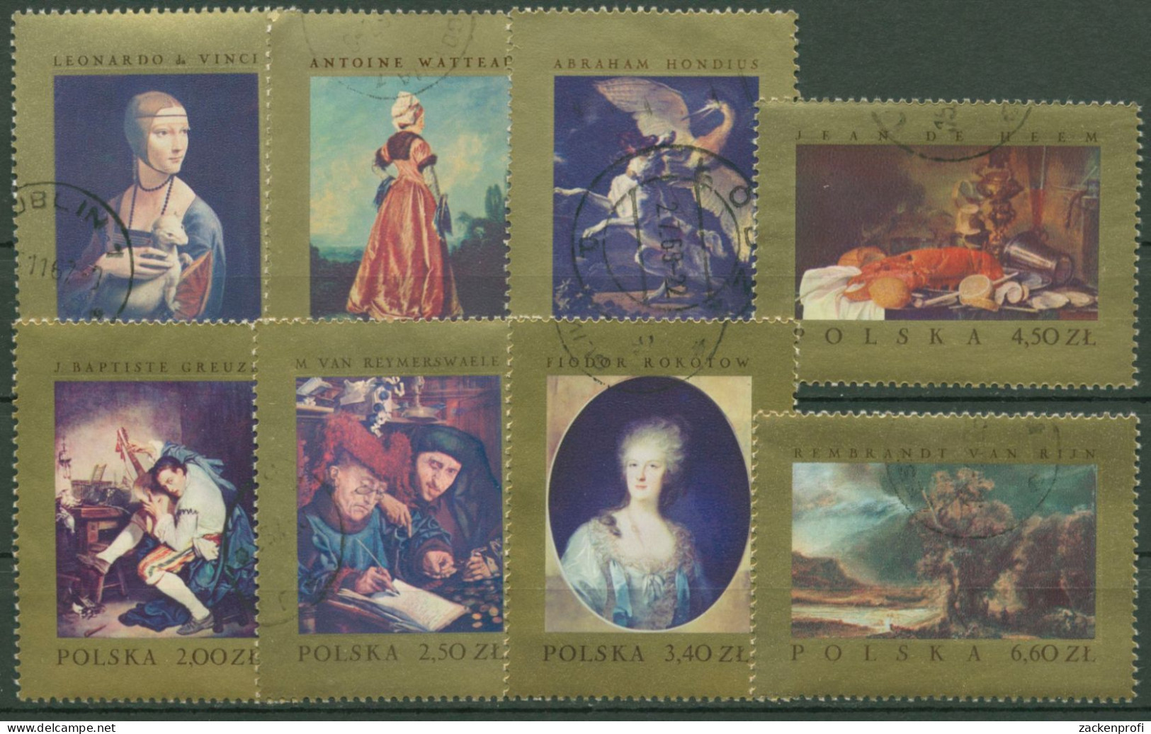Polen 1967 Nationalgalerie Gemälde 1808/15 Gestempelt - Used Stamps