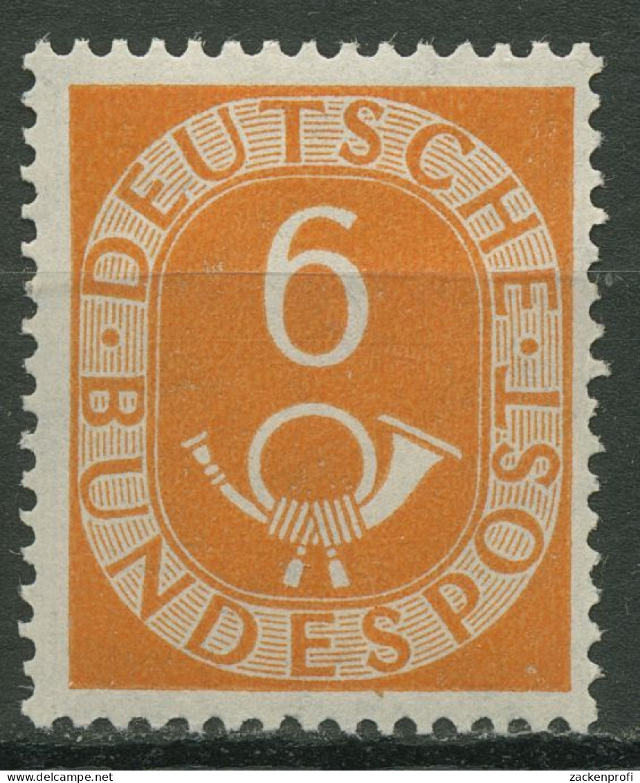 Bund 1951 Freimarke Posthorn 126 Postfrisch - Ungebraucht