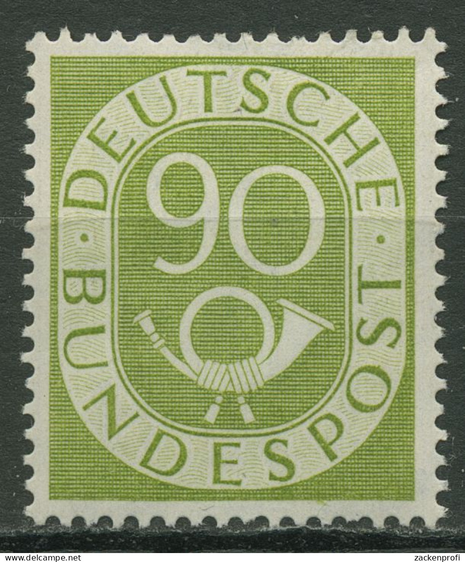 Bund 1951 Freimarke Posthorn 138 Postfrisch Geprüft - Unused Stamps