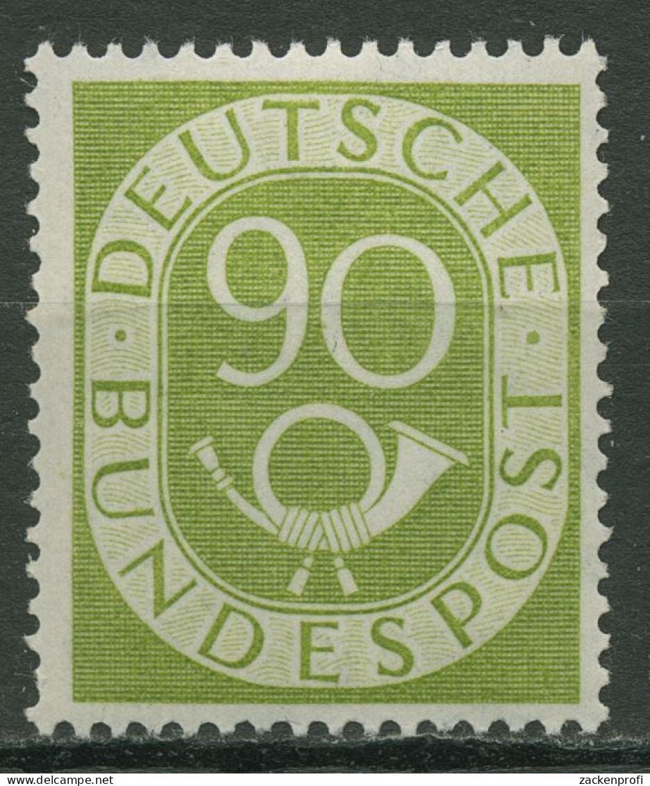 Bund 1951 Freimarke Posthorn 138 Postfrisch, Kleiner Zahnfehler - Neufs