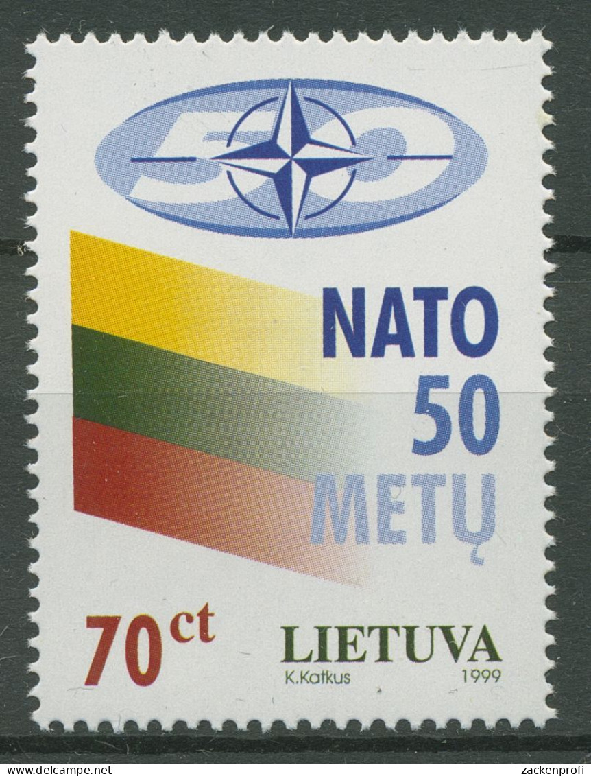 Litauen 1999 50 Jahre NATO 692 Postfrisch - Lituania