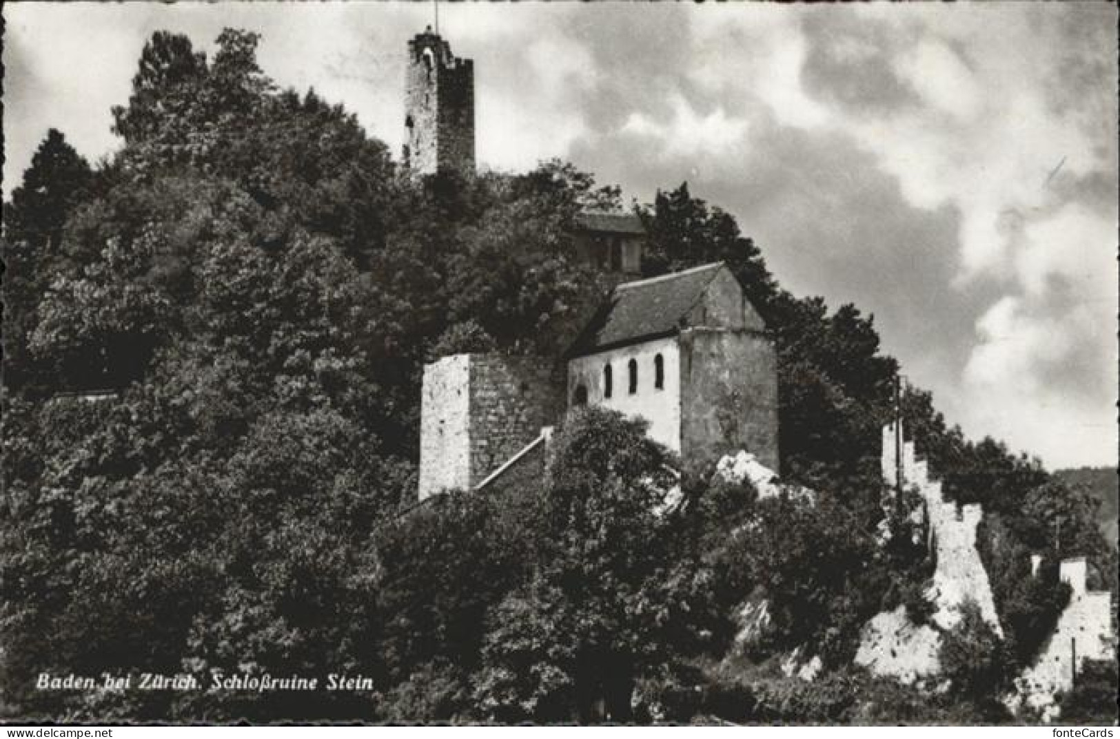11017754 Baden AG Schloss Ruine Stein Bei Zuerich Baden - Other & Unclassified