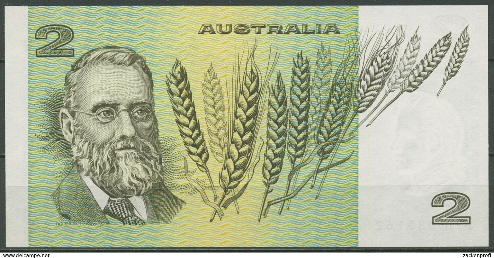 Australien 2 Dollars 1979, John MacArthur Schaf, KM 43 C, Kassenfrisch (K195) - 1974-94 Australia Reserve Bank (paper Notes)