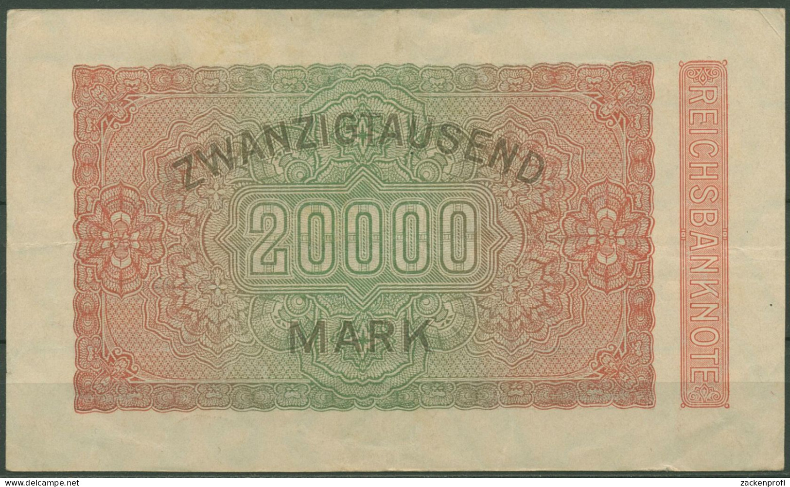 Dt. Reich 20000 Mark 1923, DEU-95i FZ WB, Gebraucht (K1373) - 20000 Mark