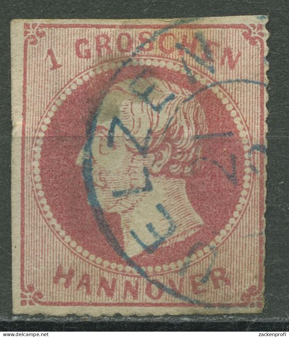 Hannover 1864 König Georg V. 1 Gr, 23 Y Gestempelt, Mängel - Hanover