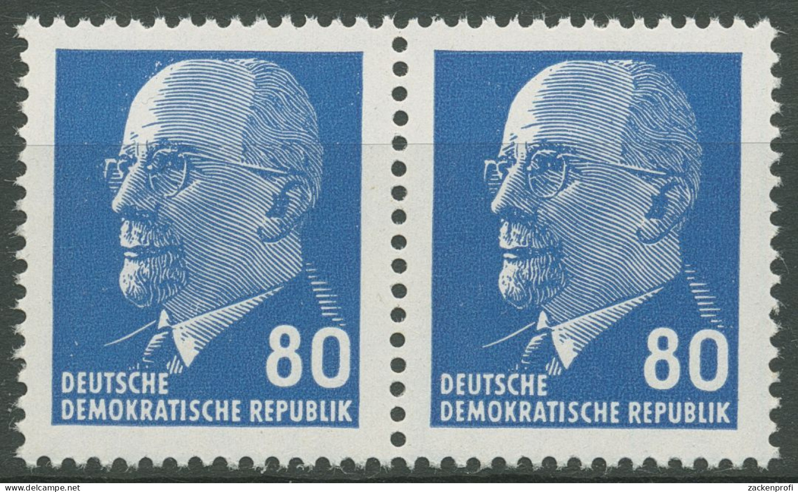 DDR 1967 Walter Ulbricht 1331 Az II Waag. Paar Postfrisch - Unused Stamps
