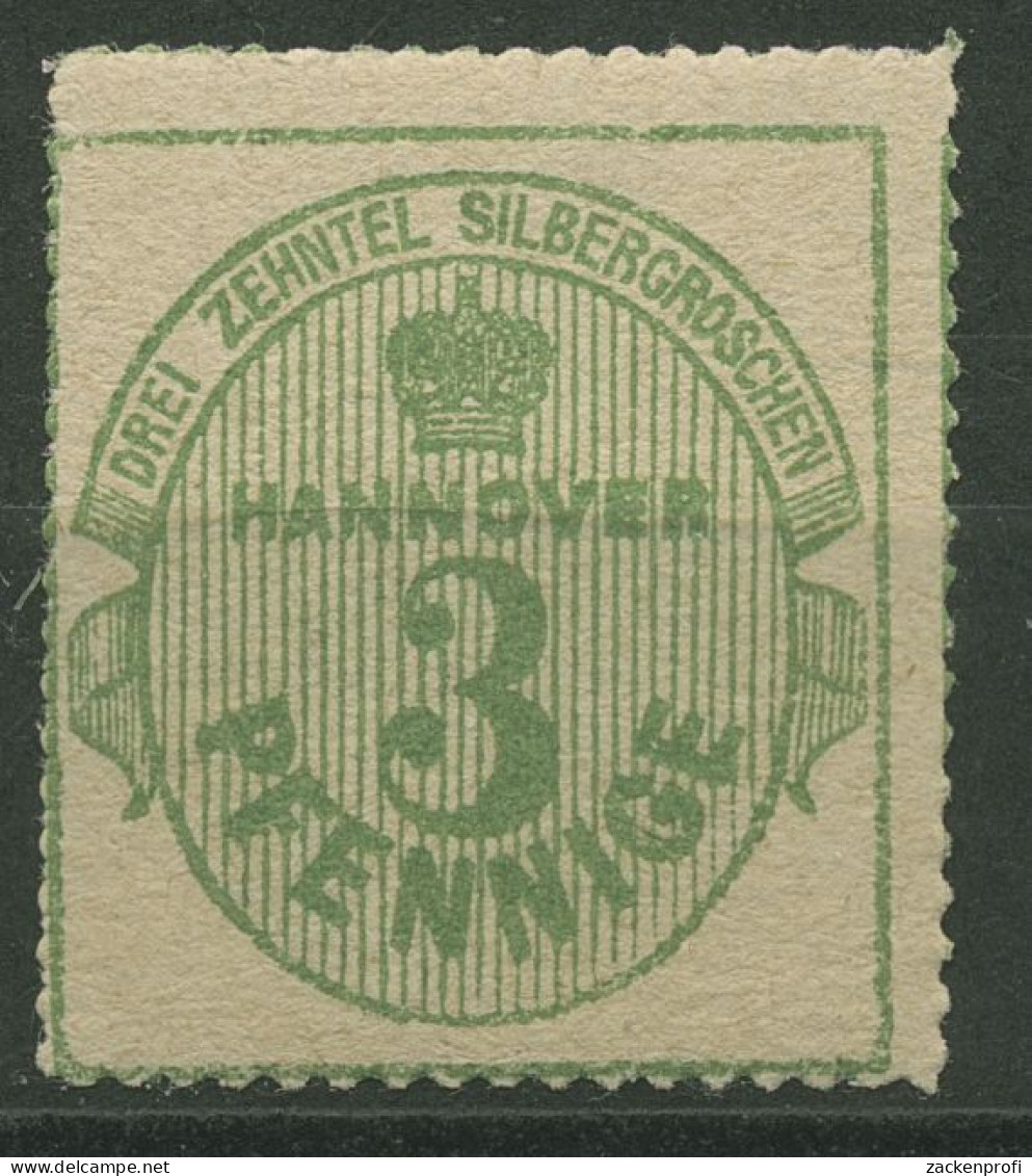 Hannover 1864 Wertangabe Und Krone Im Oval 21 X Postfrisch - Hanovre
