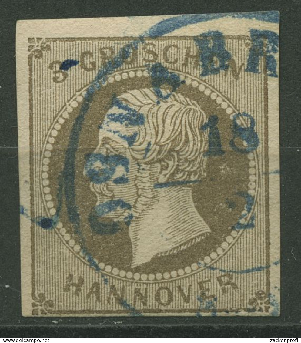 Hannover 1861 König Georg V. 10 Gr, 19 A Gestempelt - Hanovre