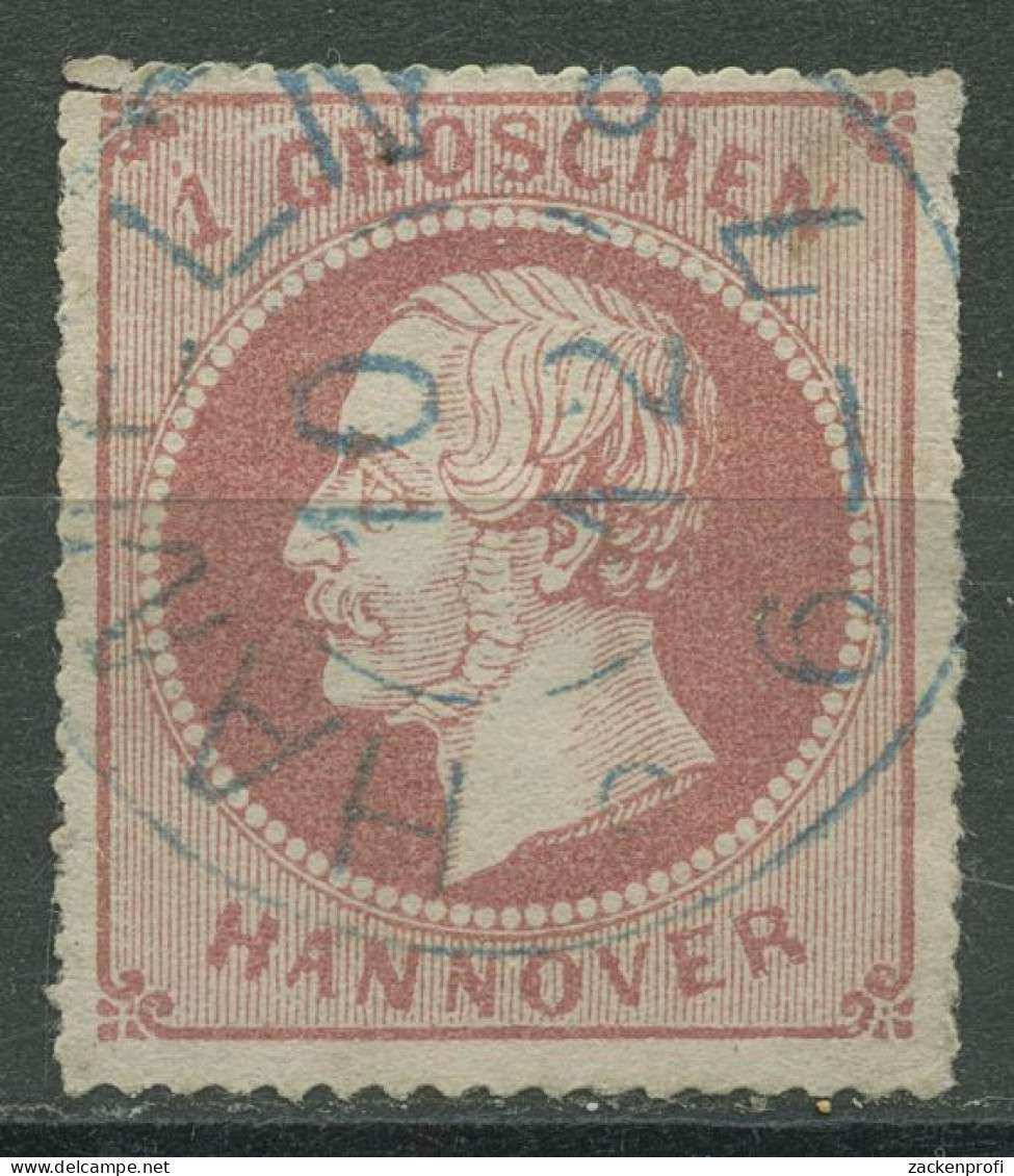 Hannover 1864 König Georg V. 1 Gr, 23 Y Mit K2-Stpl. HAMELN - Hannover