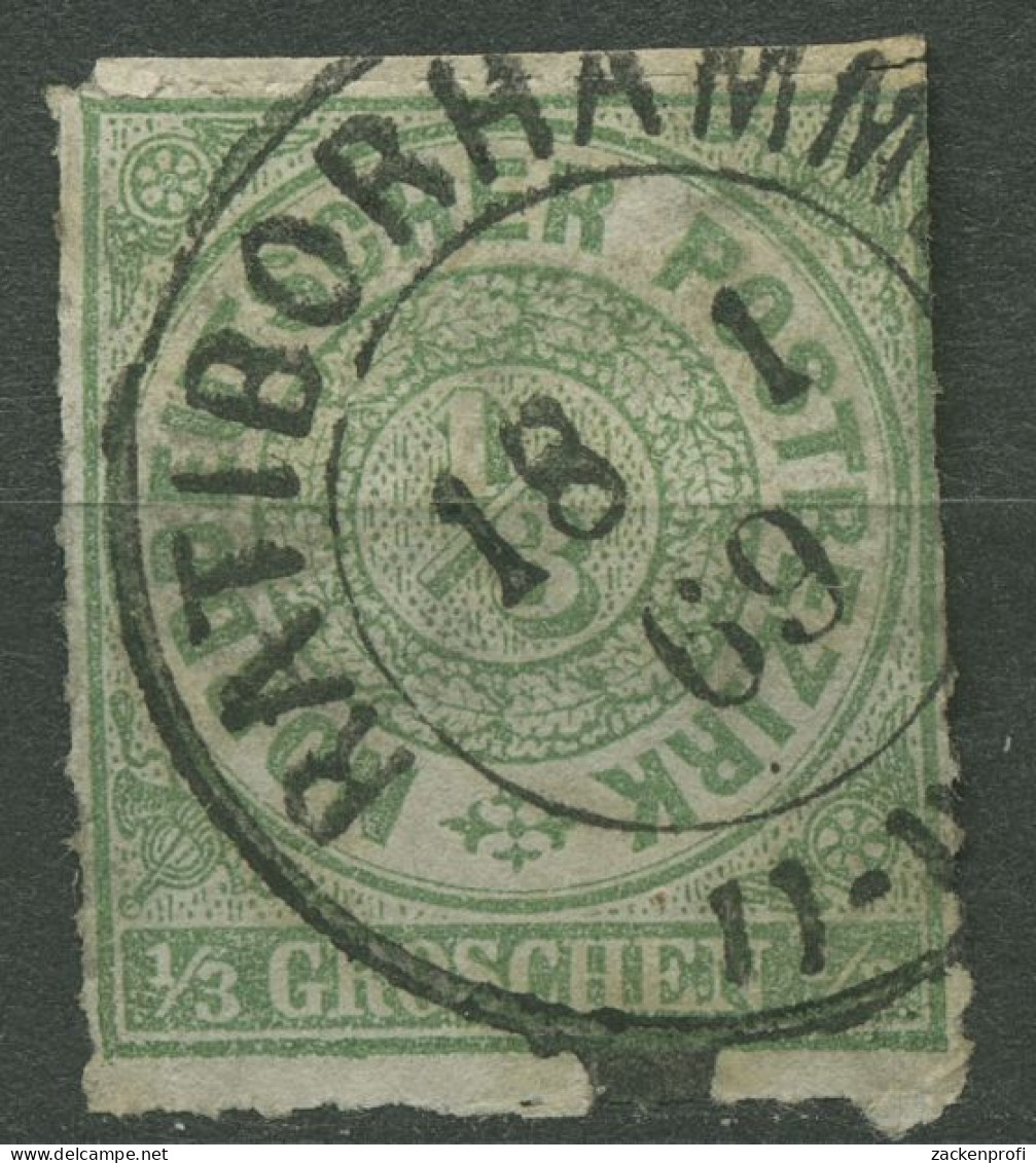 Norddeutscher Postbezirk NDP 1868 1/3 Groschen 2 Mit PR-K2-Stpl. RATIBORHAMMER - Used