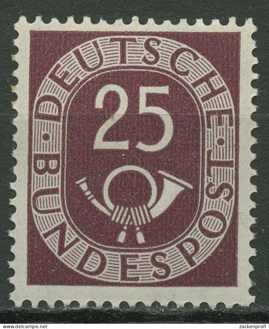 Bund 1951 Freimarke Posthorn 131 Postfrisch - Unused Stamps